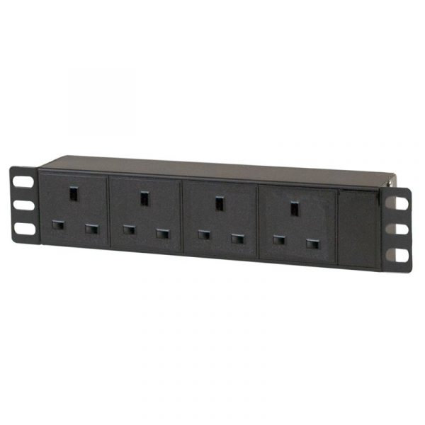 4 Way 10 Inch UK PDU - PDU Online