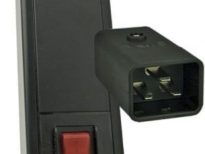 8 Way Filtered Neon Switch Vertical Angled Left PDU – 16A IEC C20 PDU Online