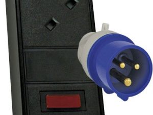 20 Way Neon Vertical Angled Right PDU – 16A Commando PDU Online
